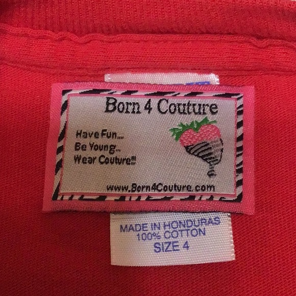 COUTURE WILD ABOUT SANTA RED TEE 4 - Picture 3 of 7